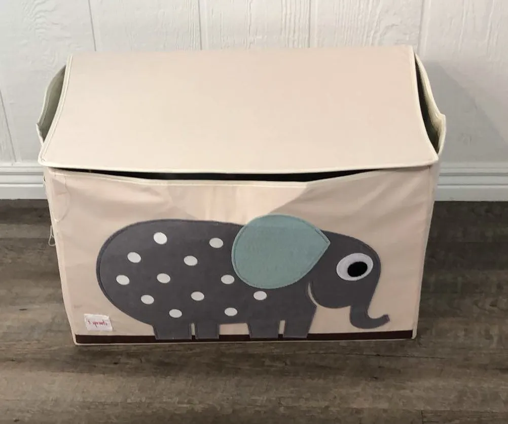 3 Sprouts Toy Chest, Elephant