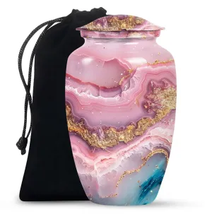 Abstract Ash Reservoir: A Memoriam Keepsake Cremation Urn