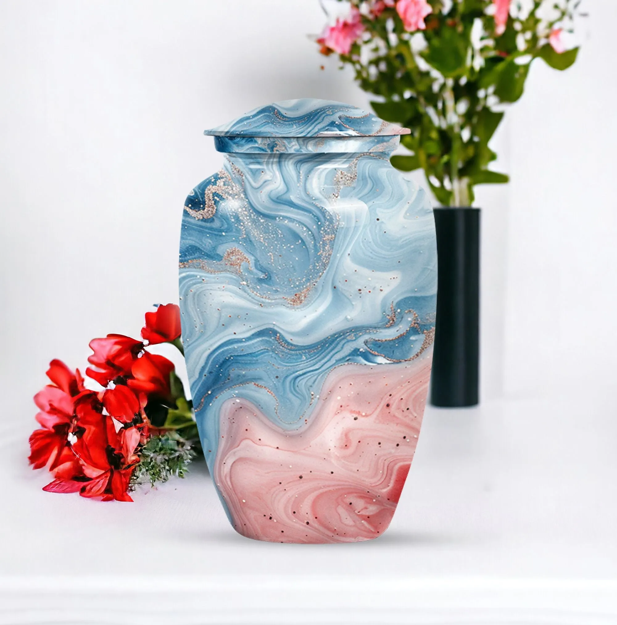 Abstract Remembrance: Elegant Forever Memorial Urn