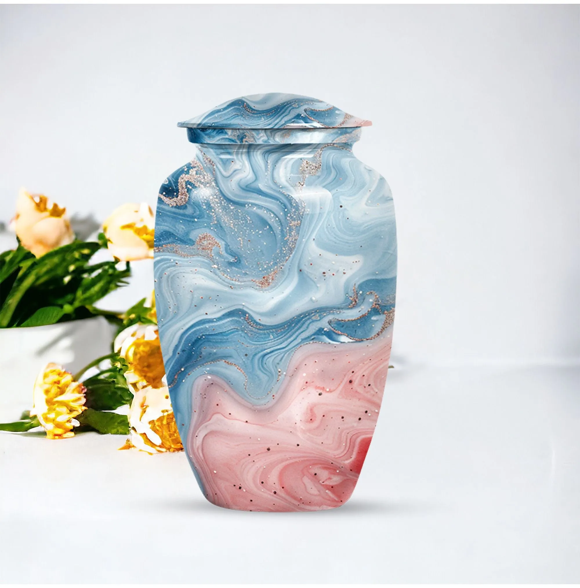 Abstract Remembrance: Elegant Forever Memorial Urn