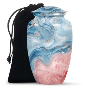 Abstract Remembrance: Elegant Forever Memorial Urn