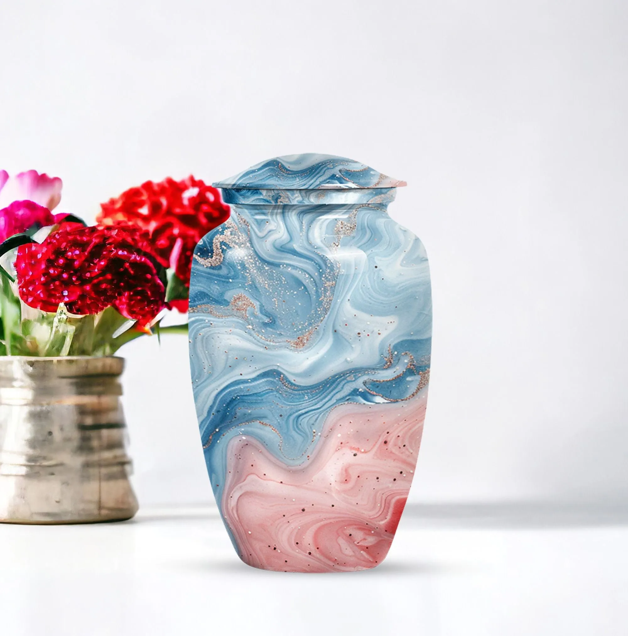 Abstract Remembrance: Elegant Forever Memorial Urn