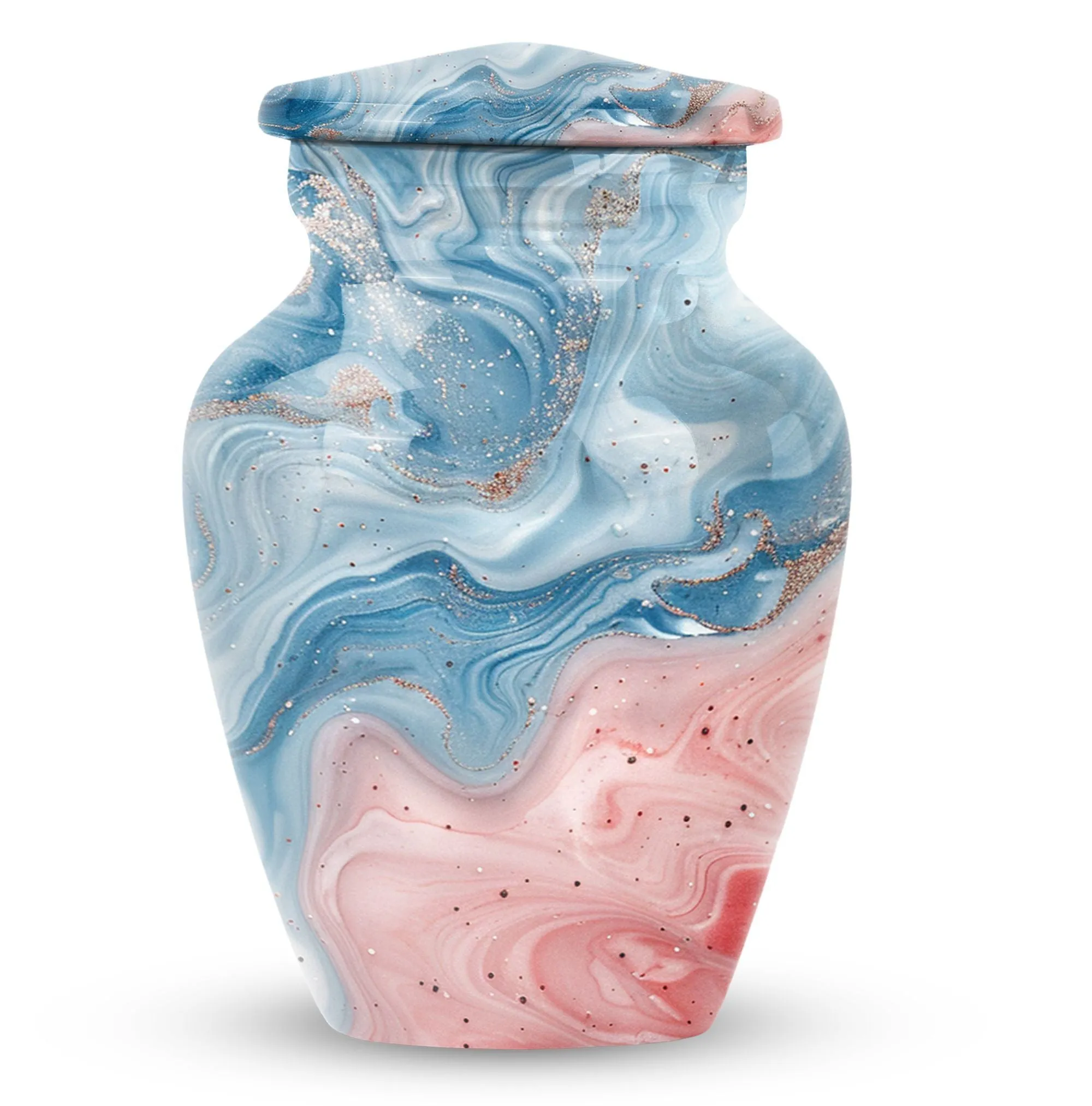Abstract Remembrance: Elegant Forever Memorial Urn