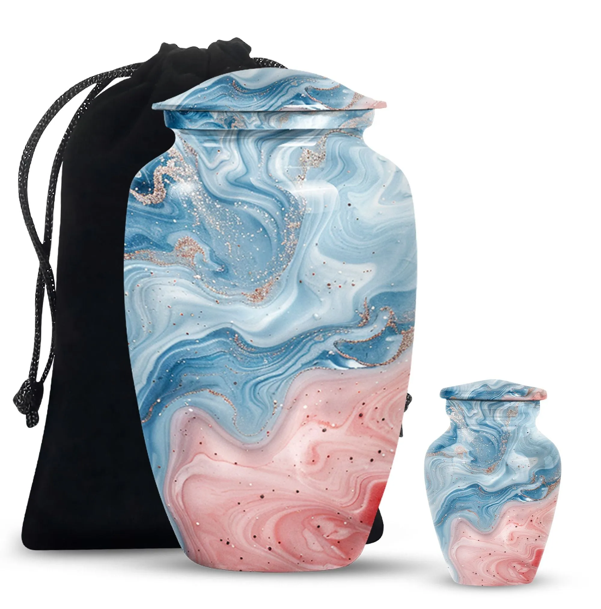 Abstract Remembrance: Elegant Forever Memorial Urn