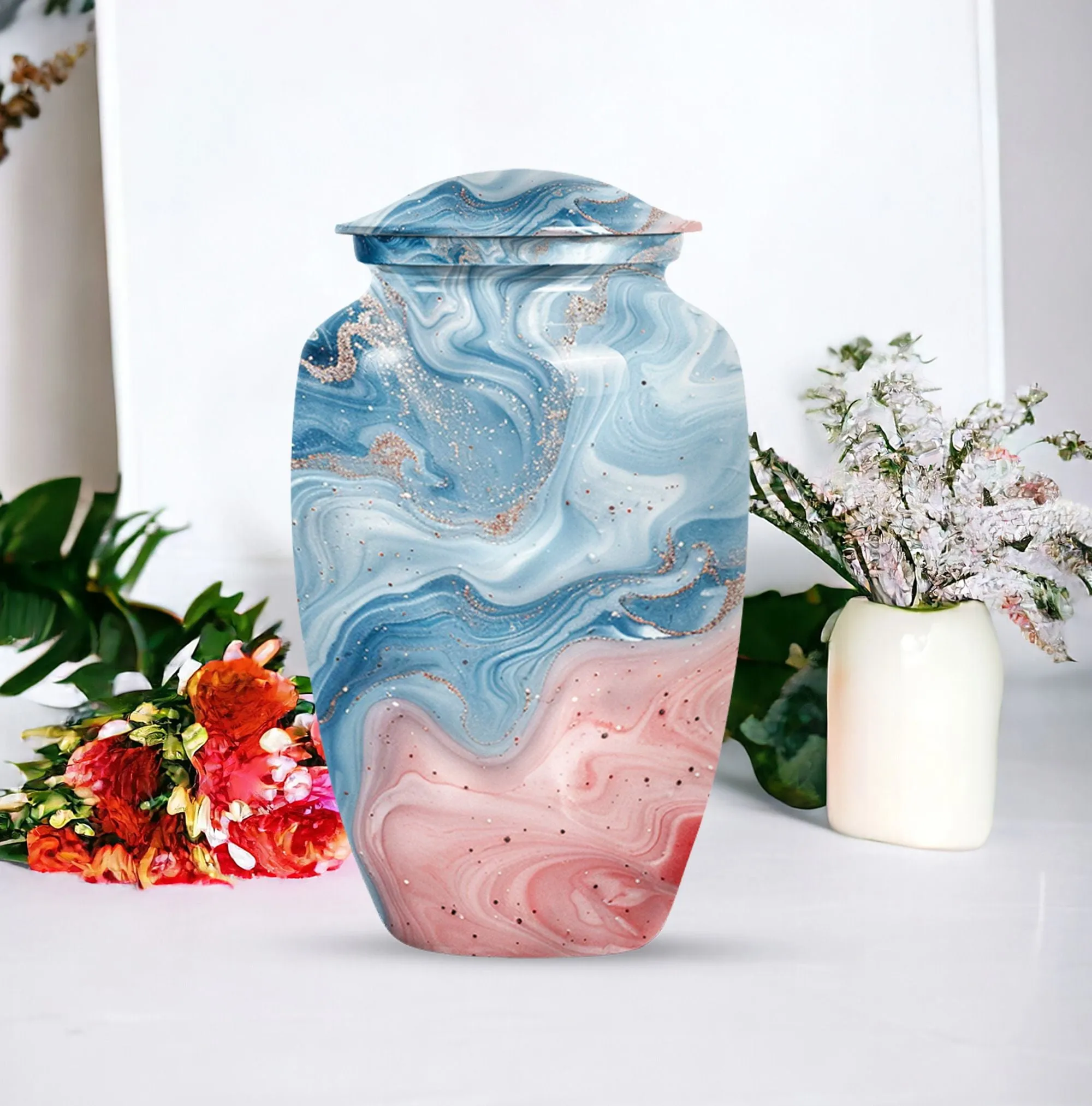Abstract Remembrance: Elegant Forever Memorial Urn