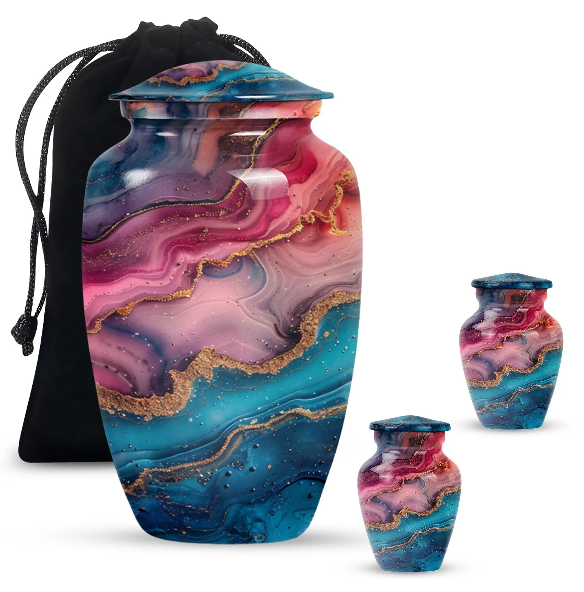 Abstract Urn - A Commemorative Memorial for Mom