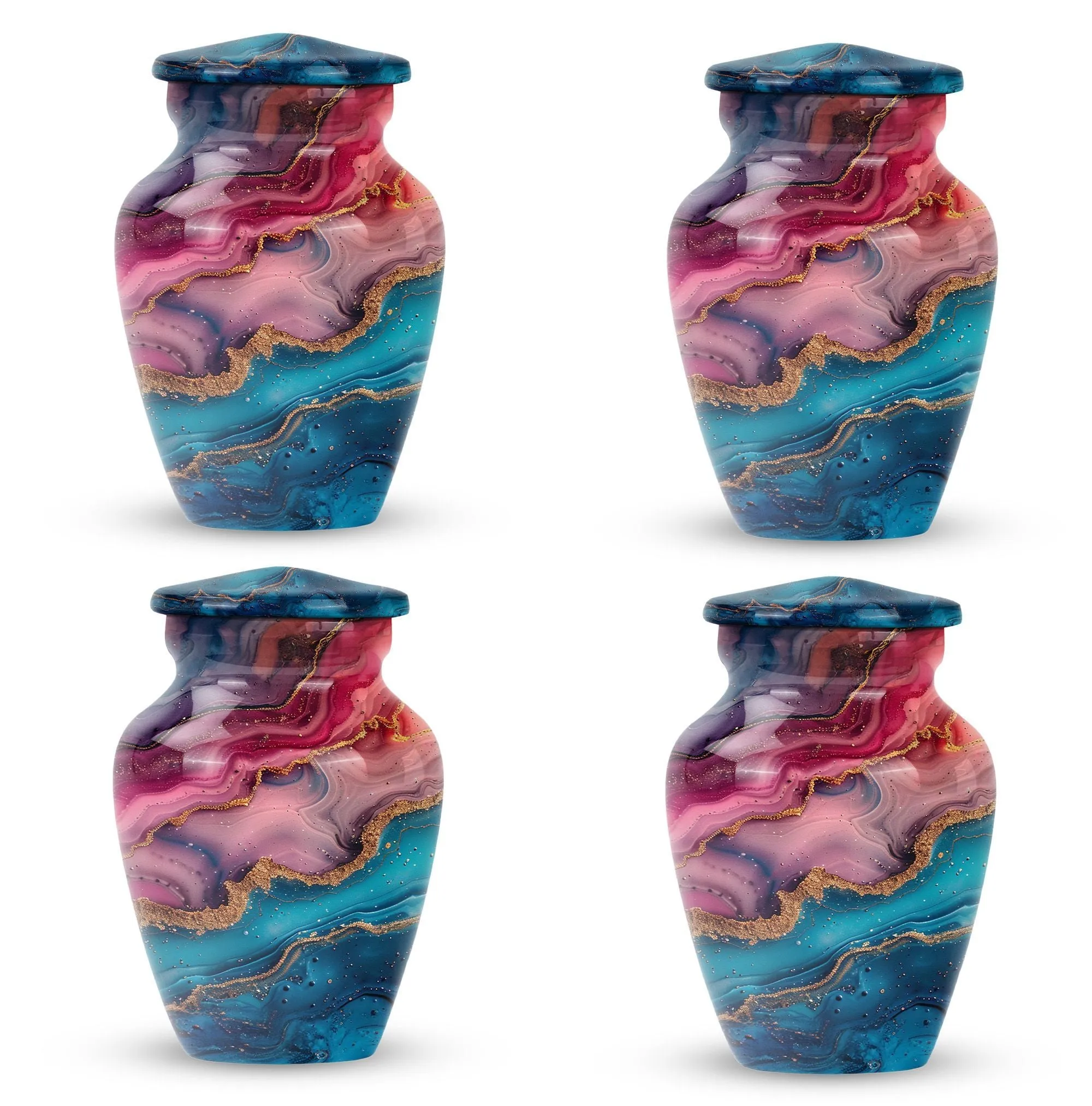 Abstract Urn - A Commemorative Memorial for Mom