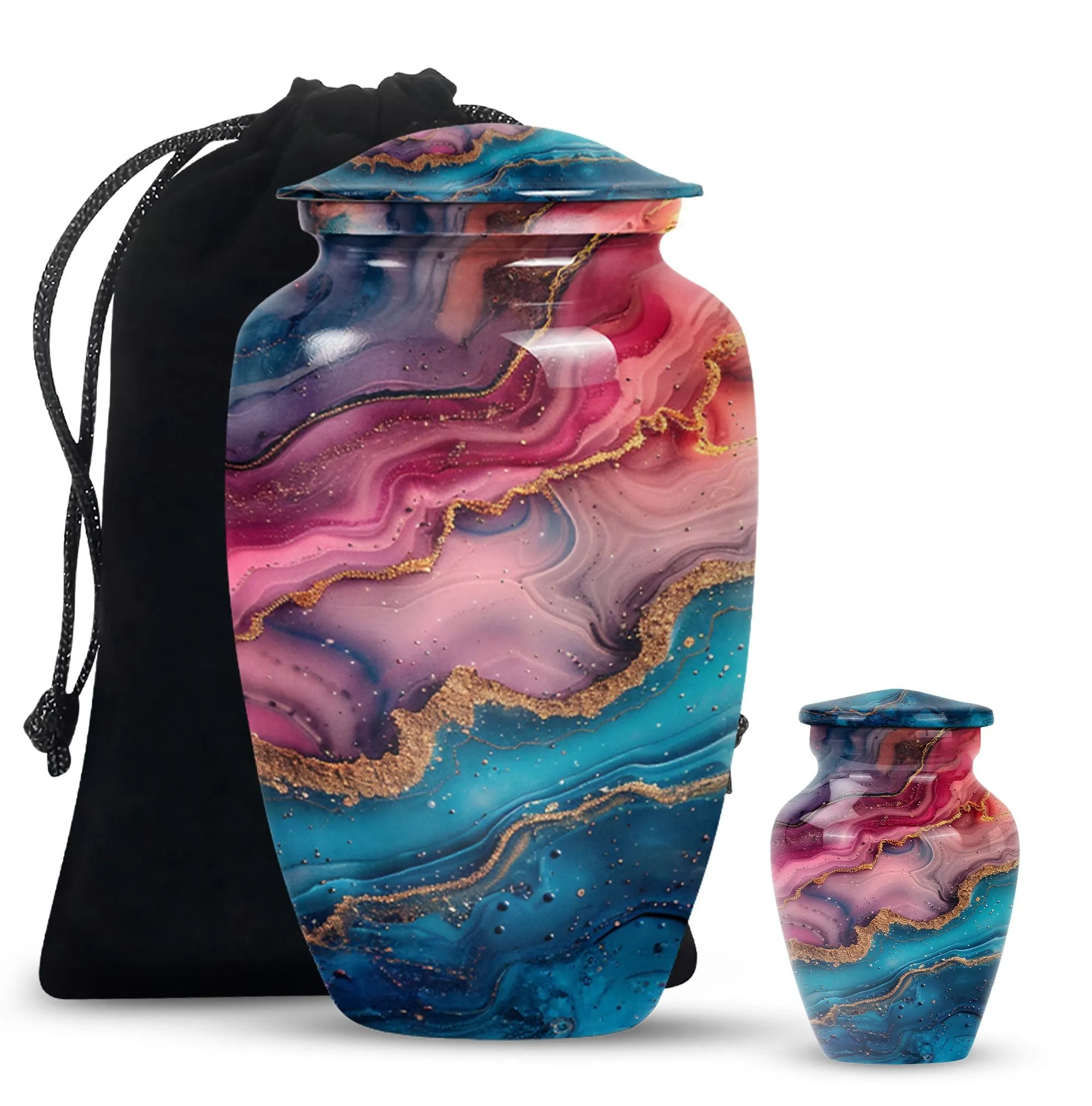 Abstract Urn - A Commemorative Memorial for Mom