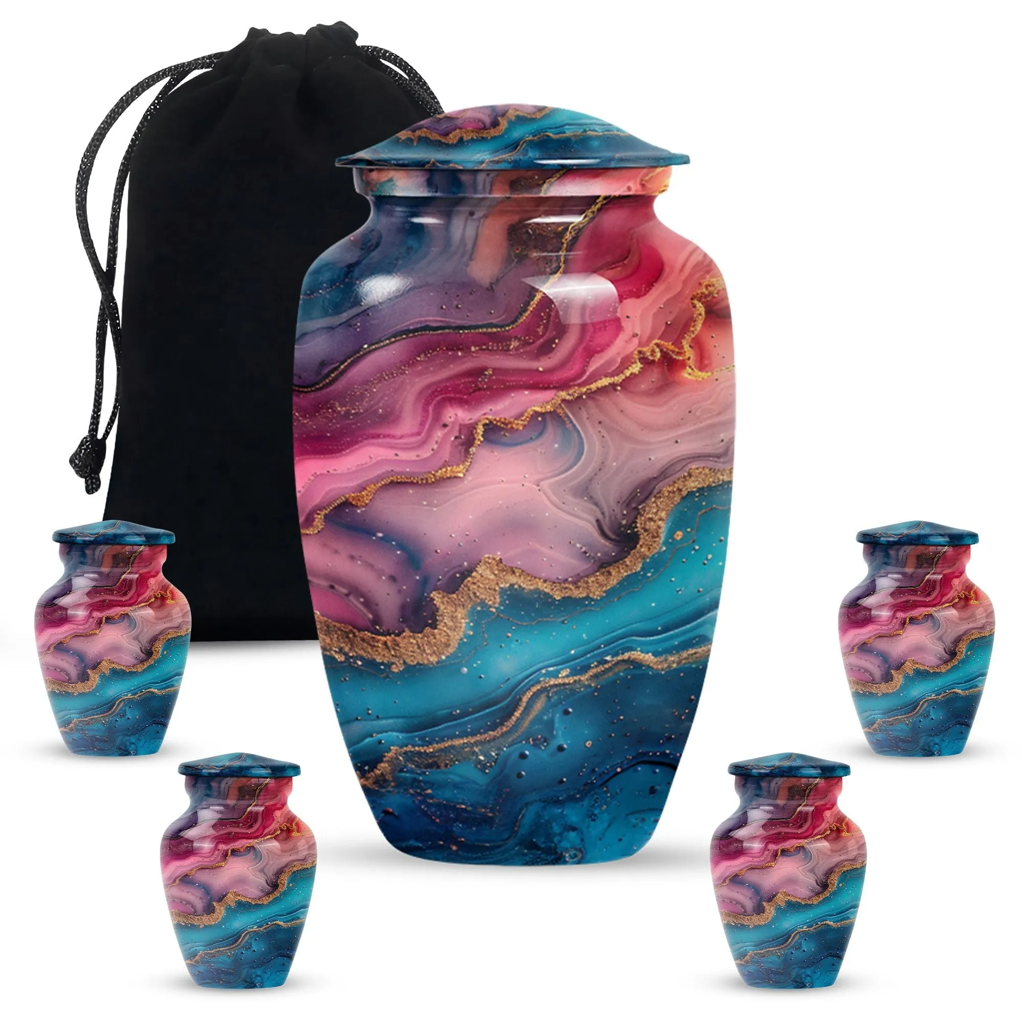 Abstract Urn - A Commemorative Memorial for Mom