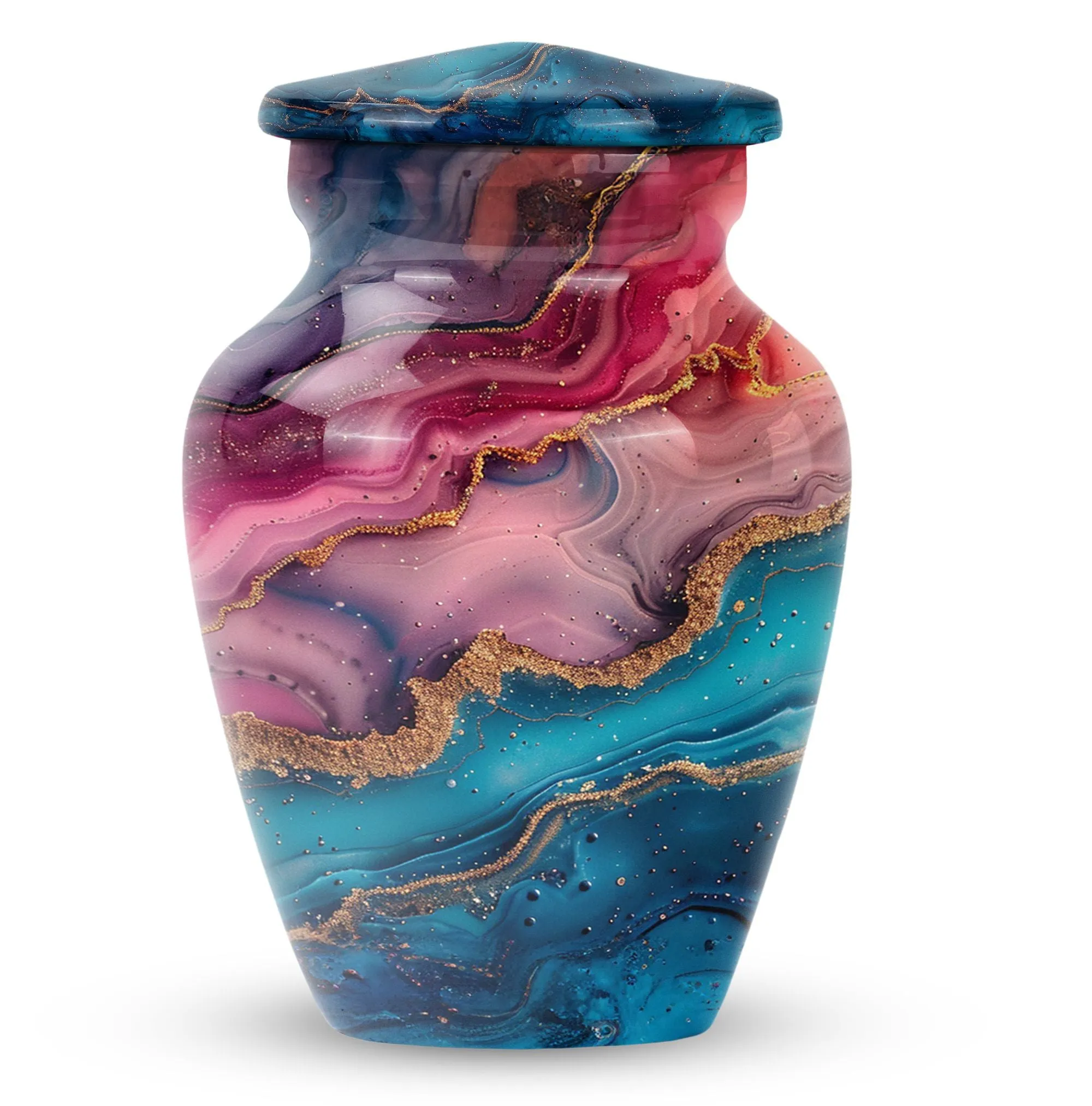 Abstract Urn - A Commemorative Memorial for Mom