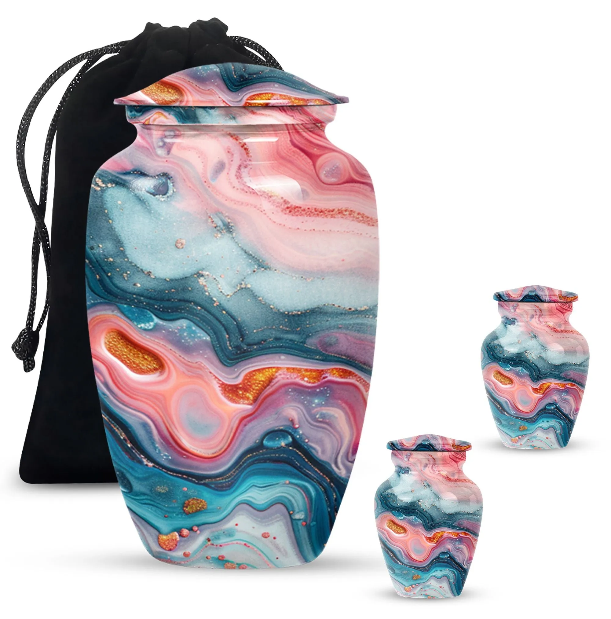 Abstract Urn Tribute - Enduring Cremation Dad Urn for Ashes