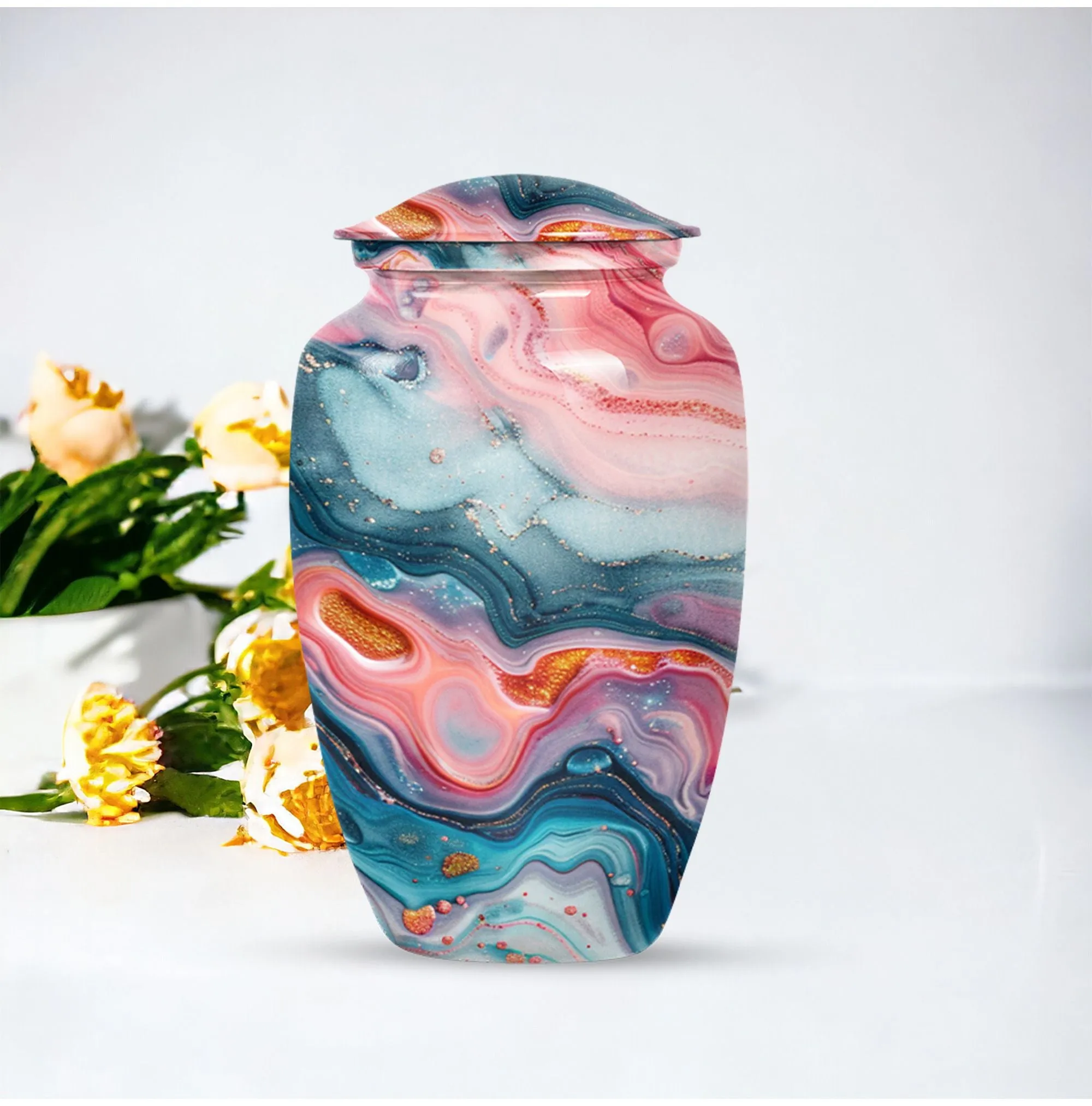 Abstract Urn Tribute - Enduring Cremation Dad Urn for Ashes