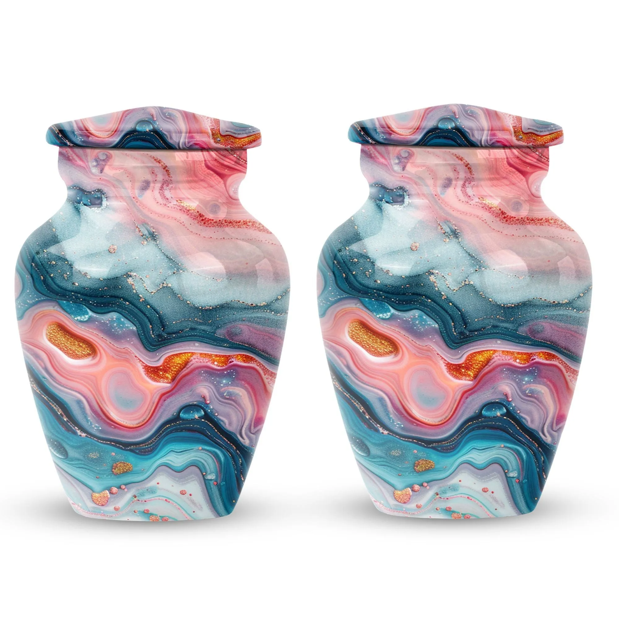 Abstract Urn Tribute - Enduring Cremation Dad Urn for Ashes