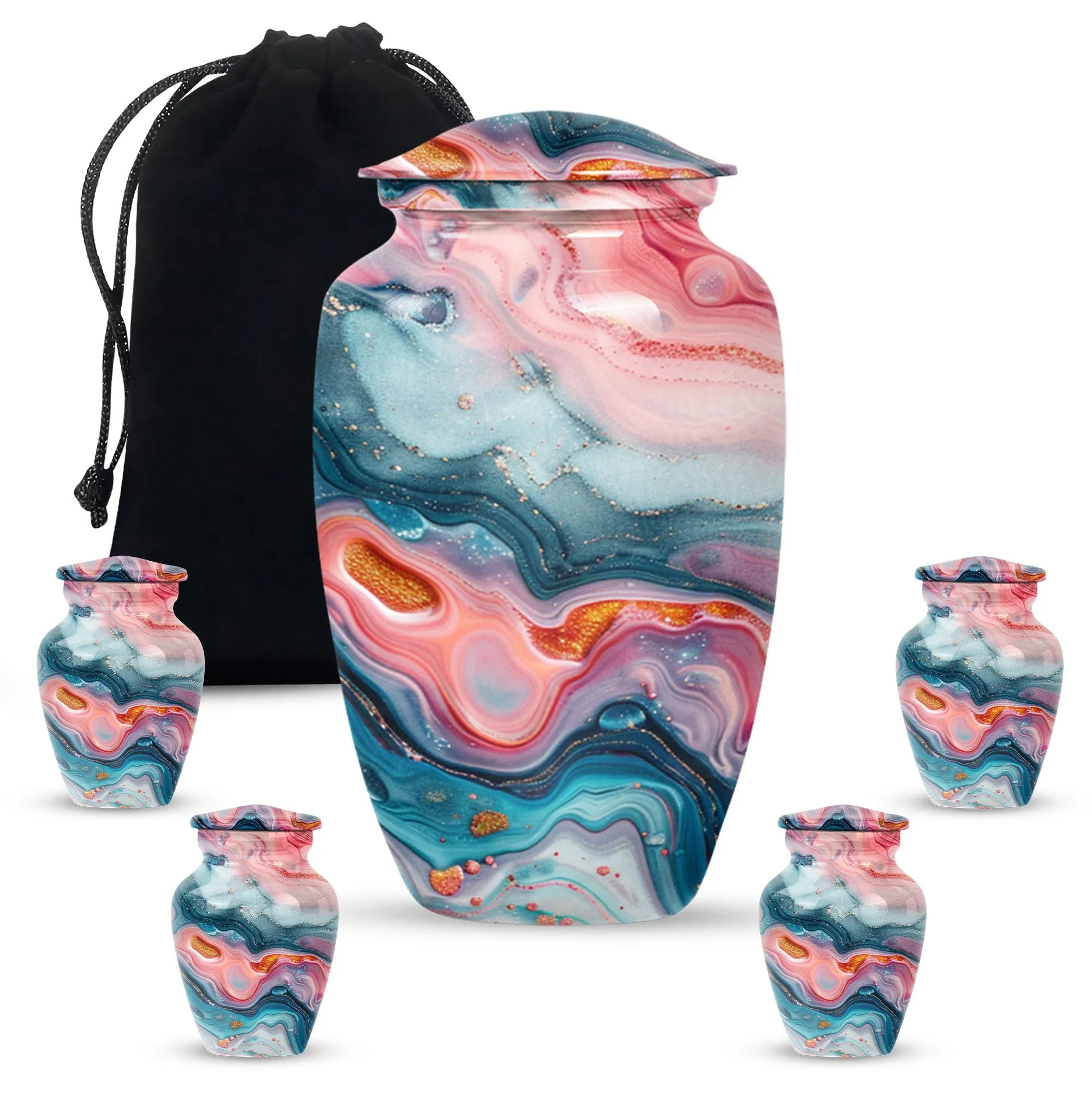 Abstract Urn Tribute - Enduring Cremation Dad Urn for Ashes