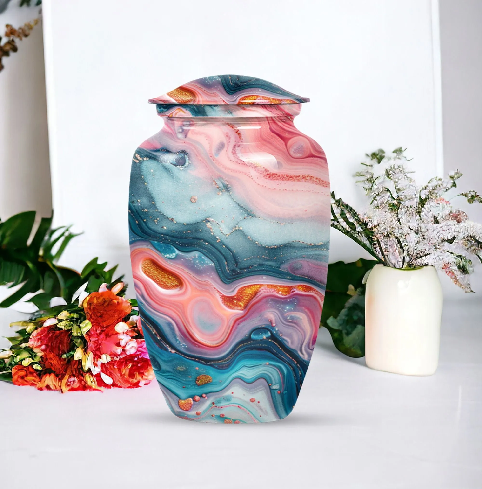 Abstract Urn Tribute - Enduring Cremation Dad Urn for Ashes