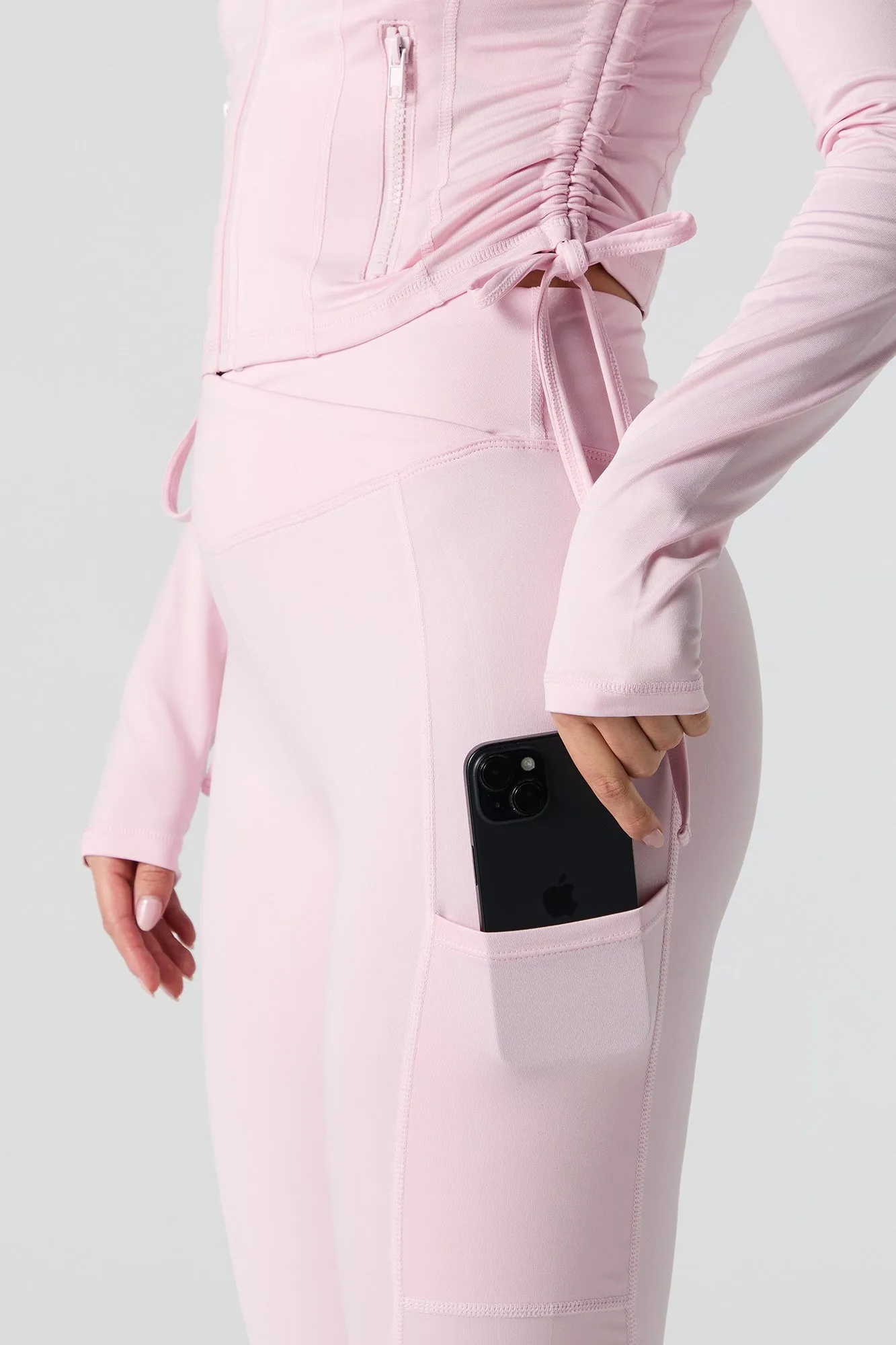 Active Criss Cross Waist Flare Pant