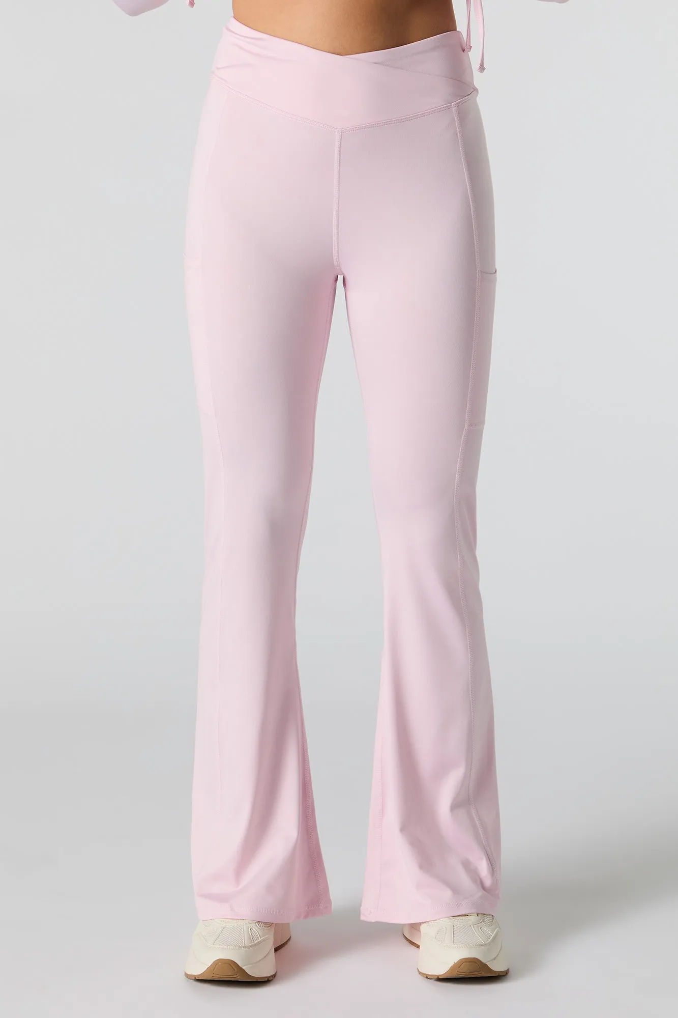 Active Criss Cross Waist Flare Pant