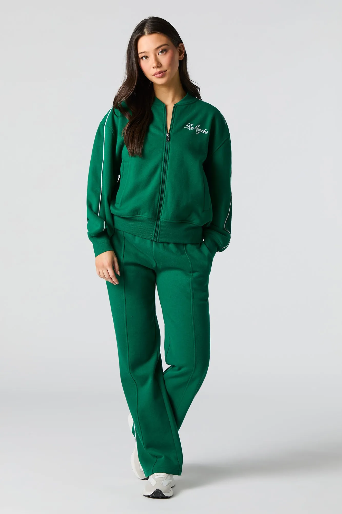 Active LA Embroidered Fleece Jacket