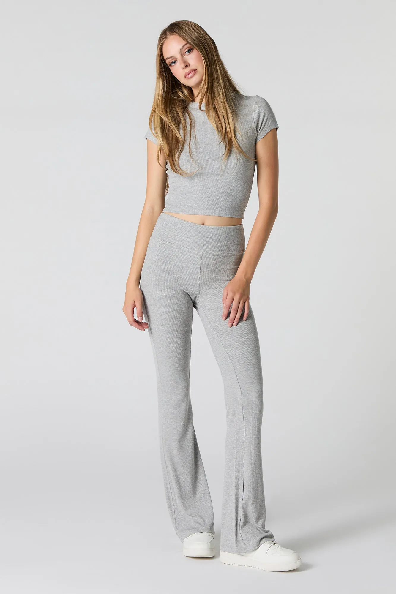 Active Ribbed T-Shirt