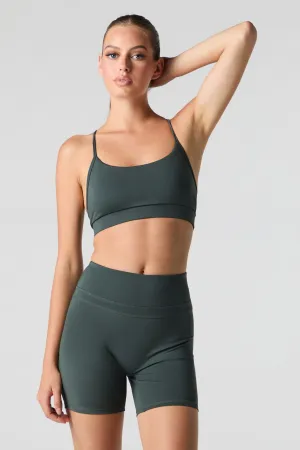 Active Ruched Back Biker Short