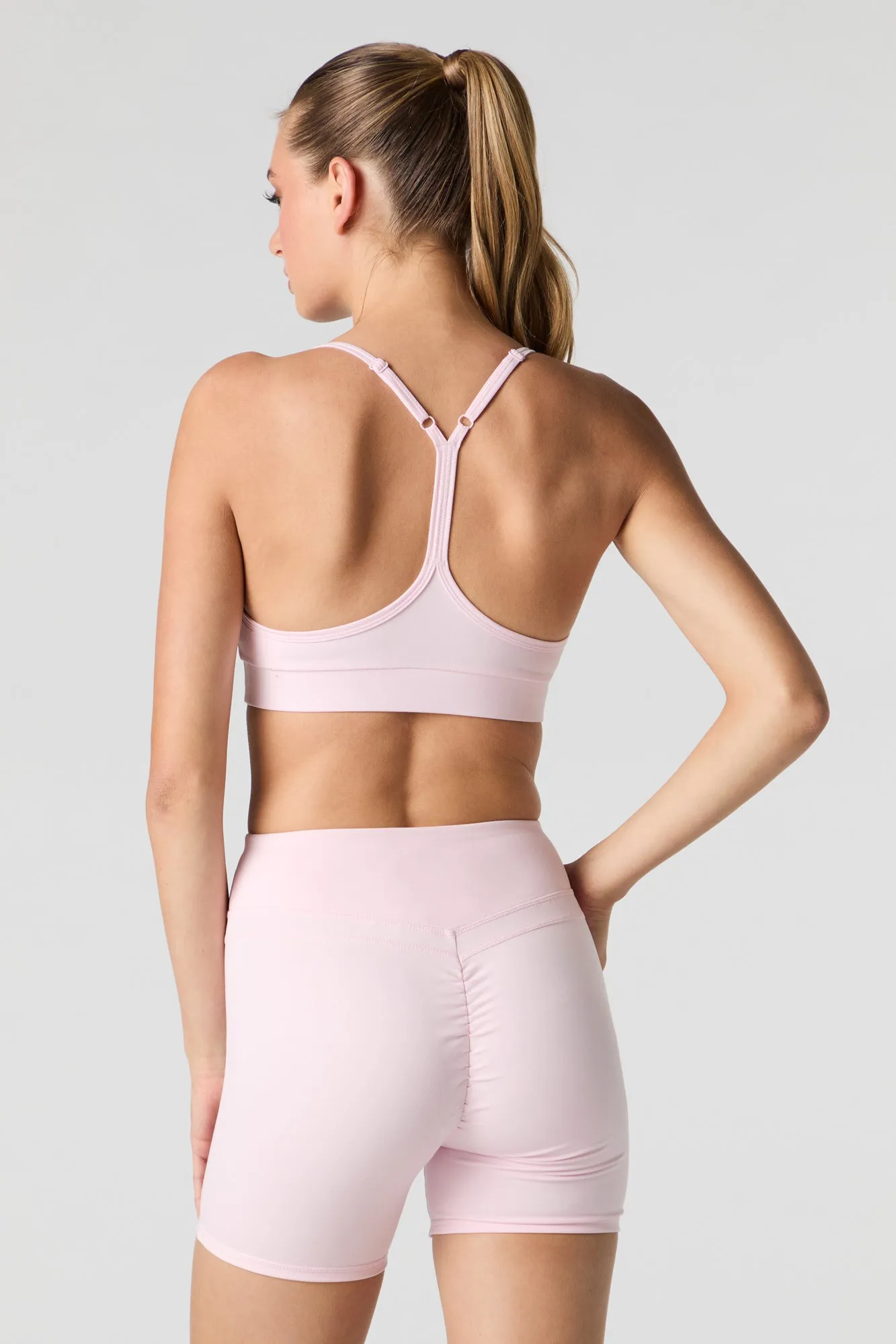 Active Ruched Back Biker Short