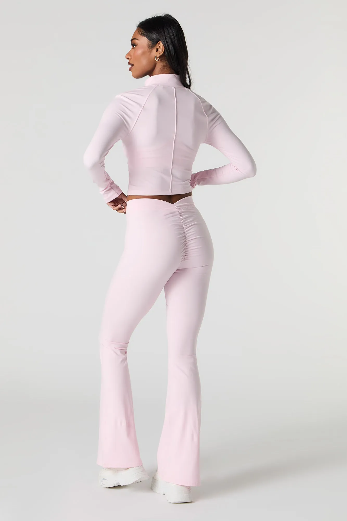 Active Ruched Back Flare Pant