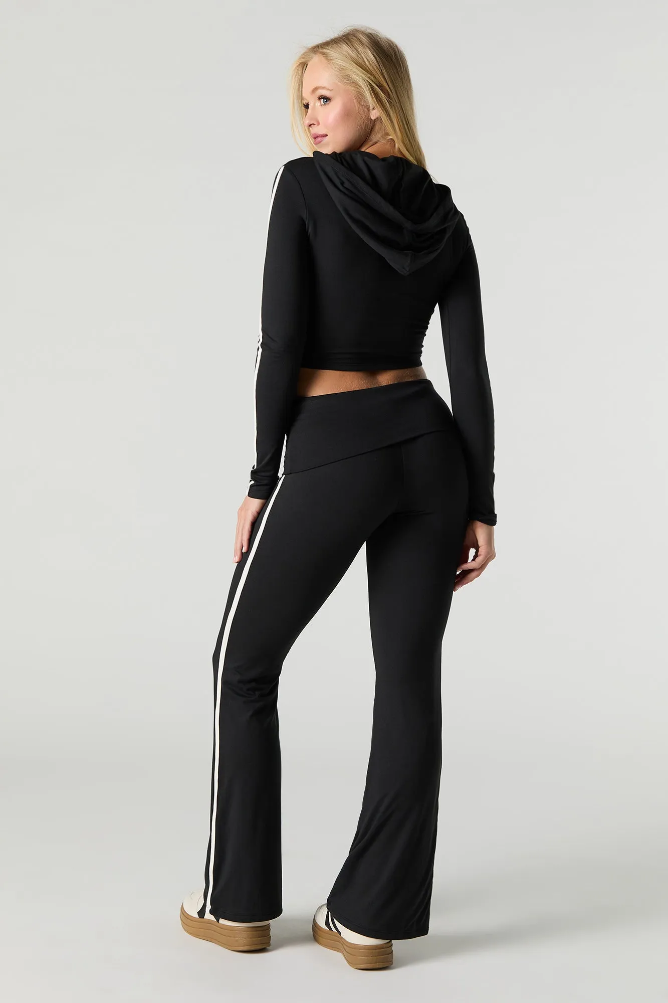 Active Soft Foldover Waist Flare Pant