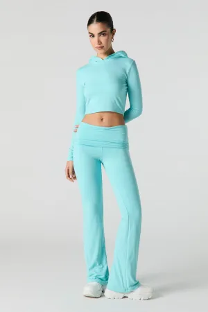 Active Soft Foldover Waist Flare Pant