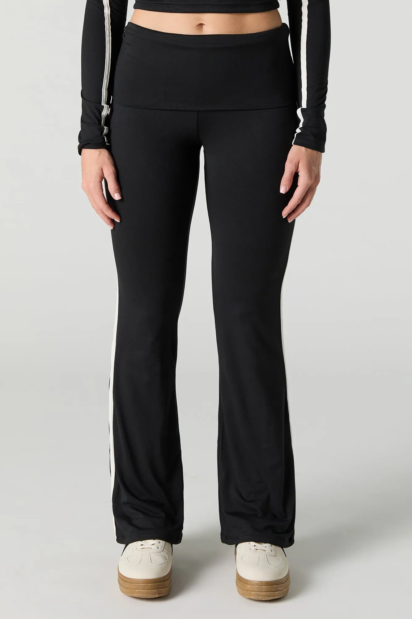 Active Soft Foldover Waist Flare Pant