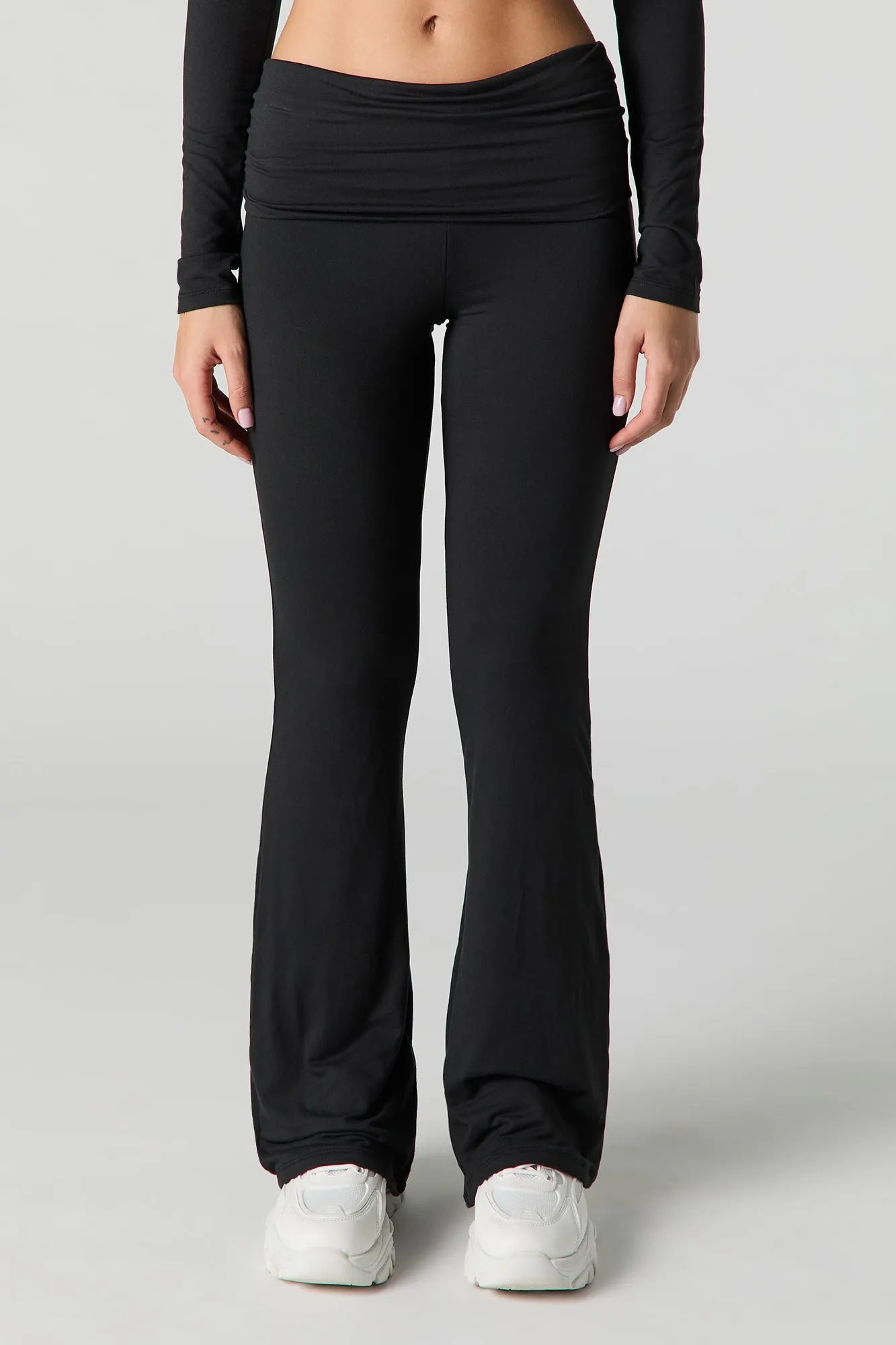Active Soft Foldover Waist Flare Pant