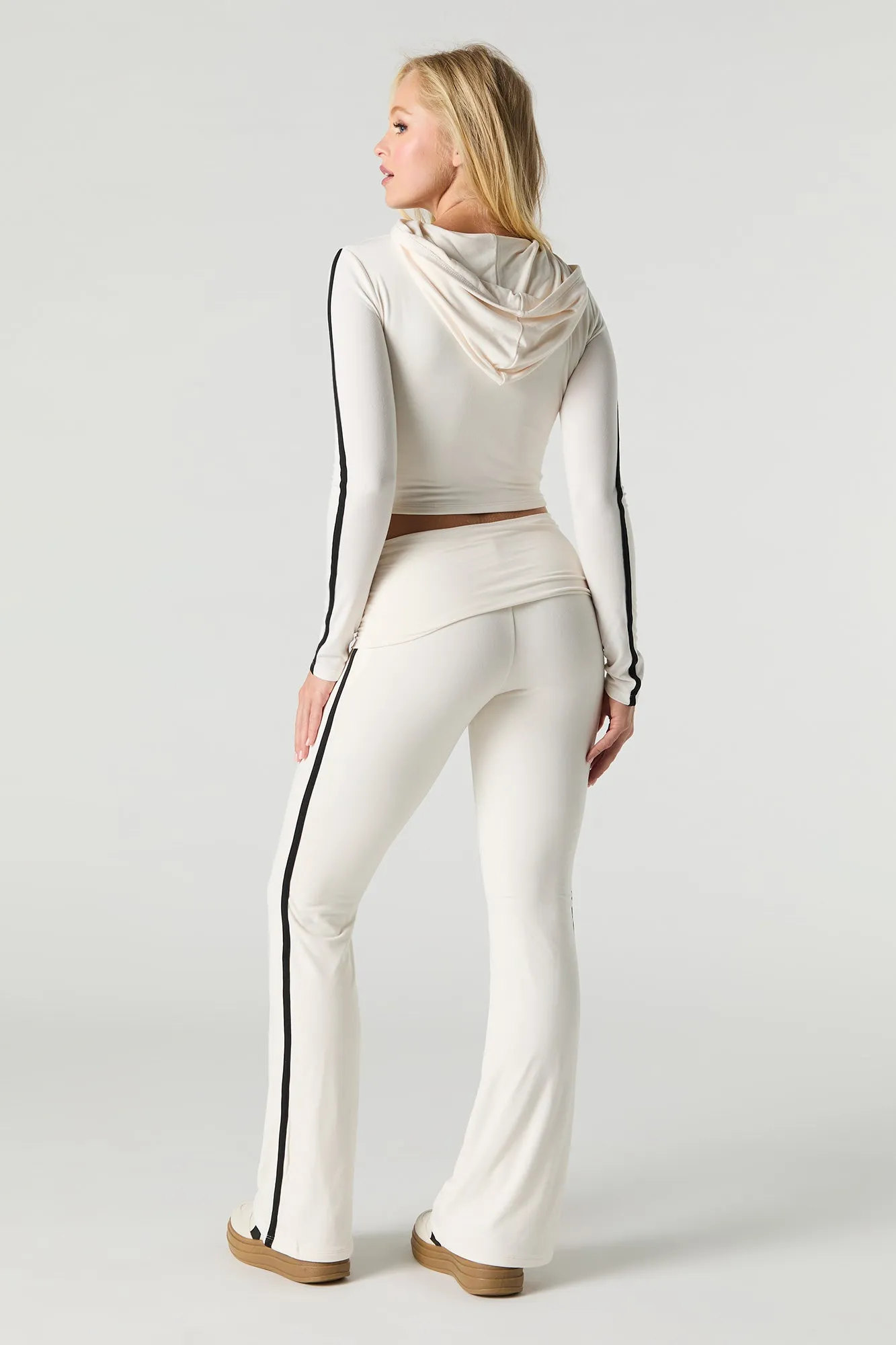 Active Soft Foldover Waist Flare Pant