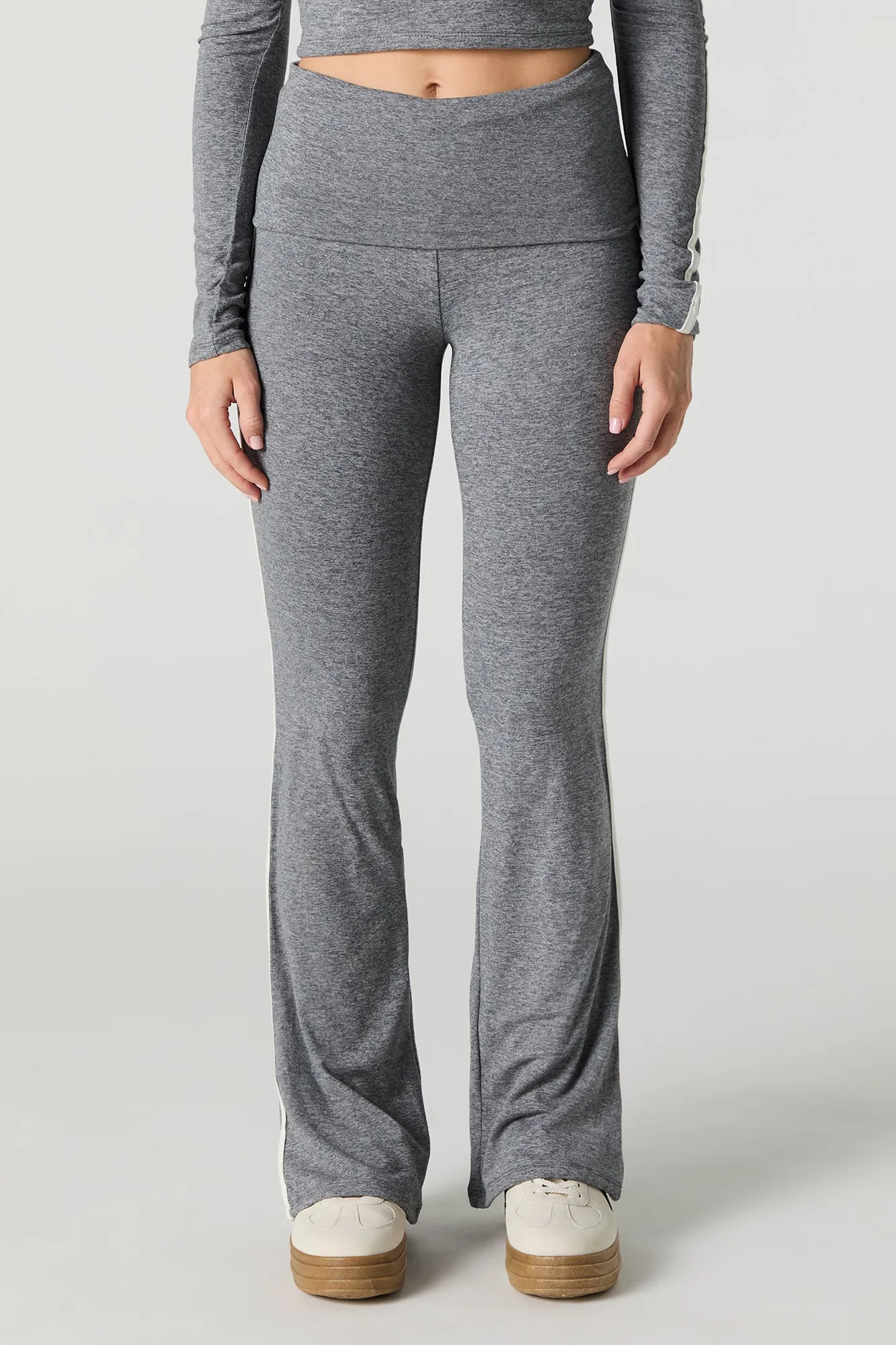 Active Soft Foldover Waist Flare Pant