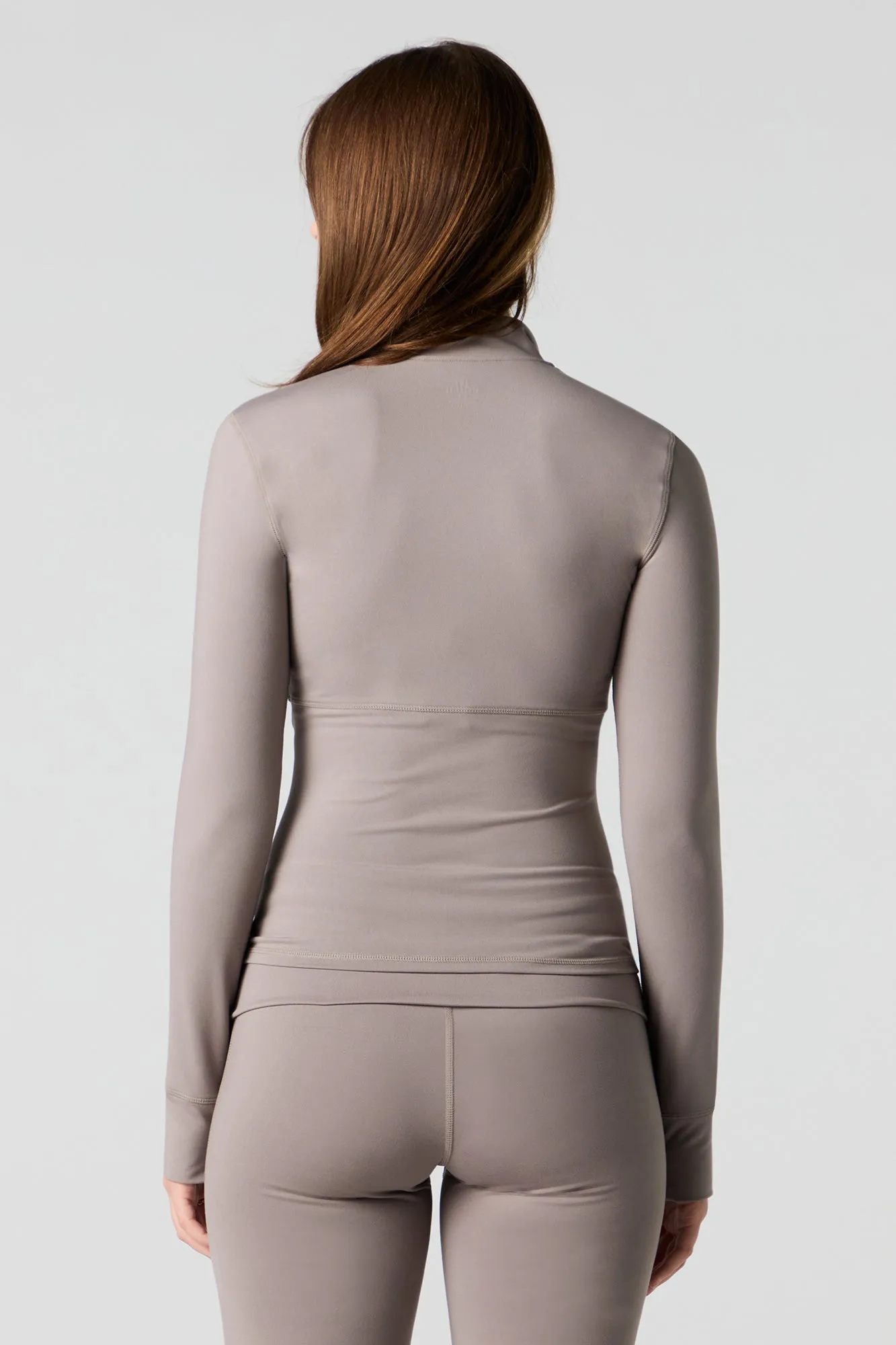 Active Zip-Up Long Sleeve Top