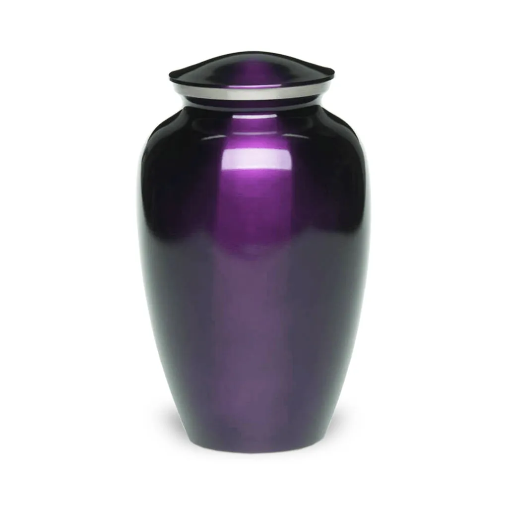 ADULT Classic Brass urn -1541-  Color Perfection Gold-tone band - High-gloss
