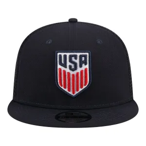 Adult New Era USMNT 9Fifty Classic Trucker Navy Hat