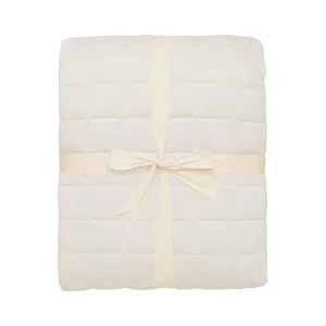 Adult Quilted Blanket in Oat 3.5