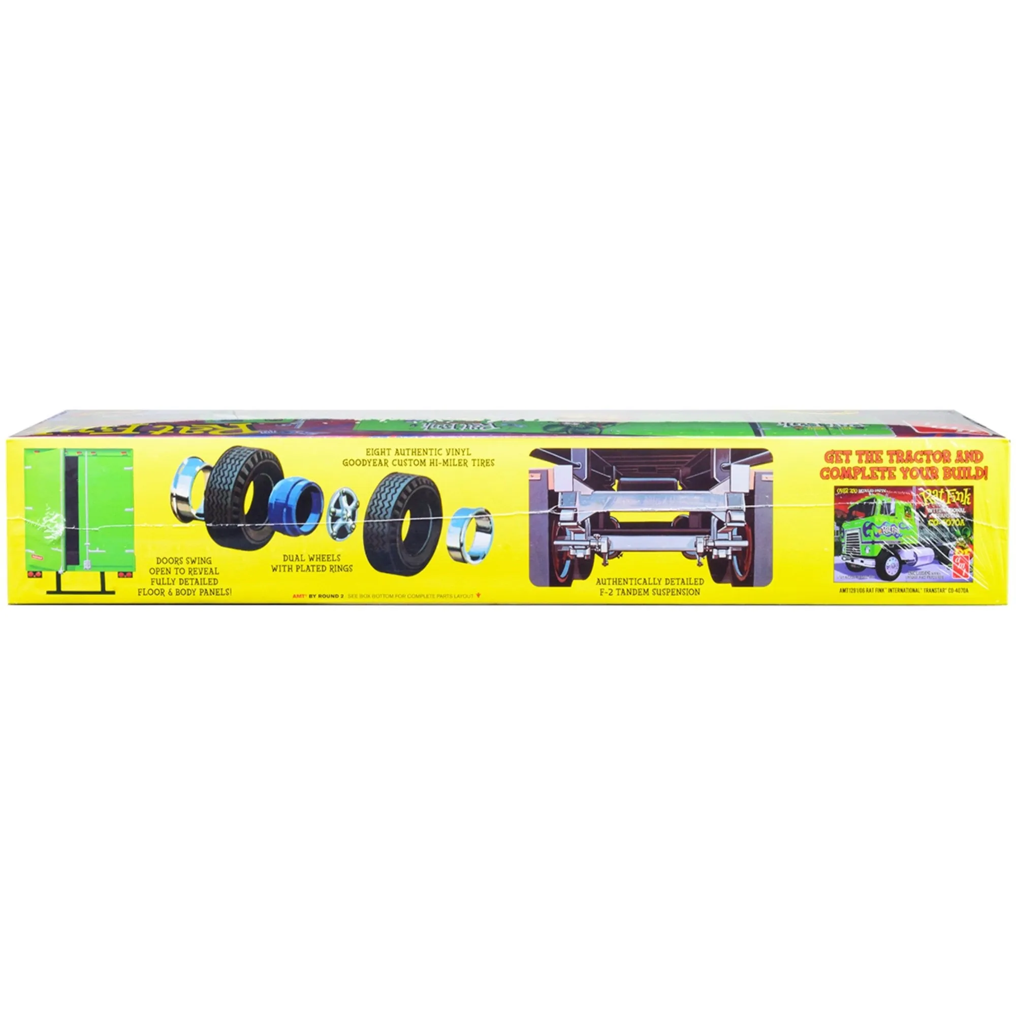 AMT AMT1292 1/25 Fruehauf Beaded Van Semi Trailer Hauler, Rat Fink