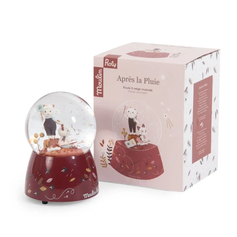 Apres La Pluie Musical Snow Globe