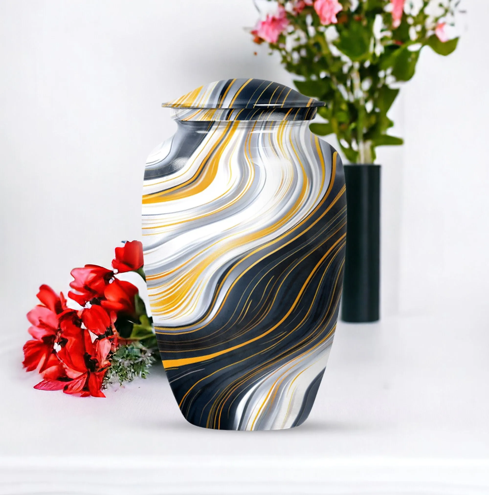 Artistic Design Classic Urn – Memorial Urn For Ashes