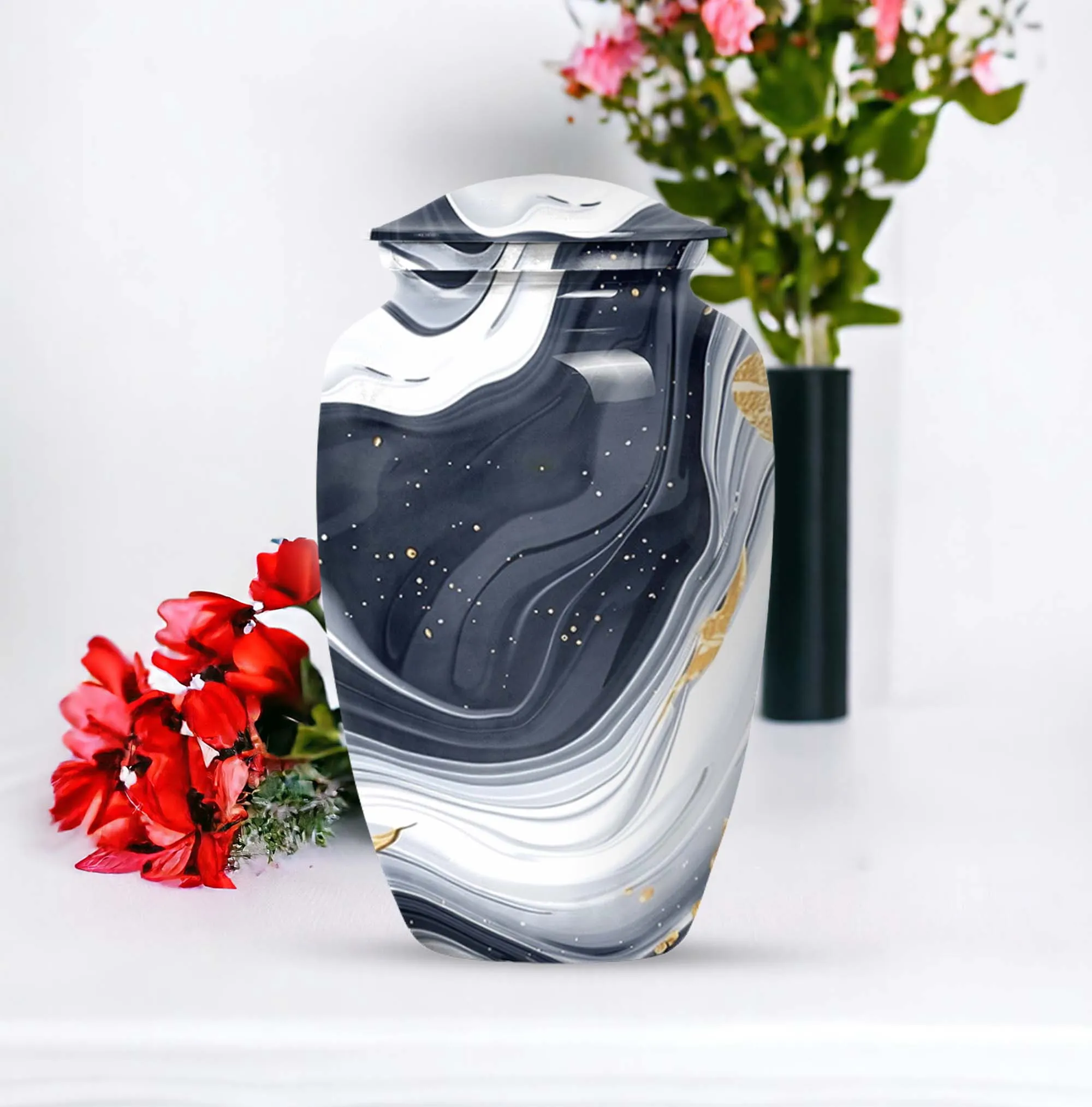 Artistic Design Urn - Keepsake for Loved Ones, Memorial Urn