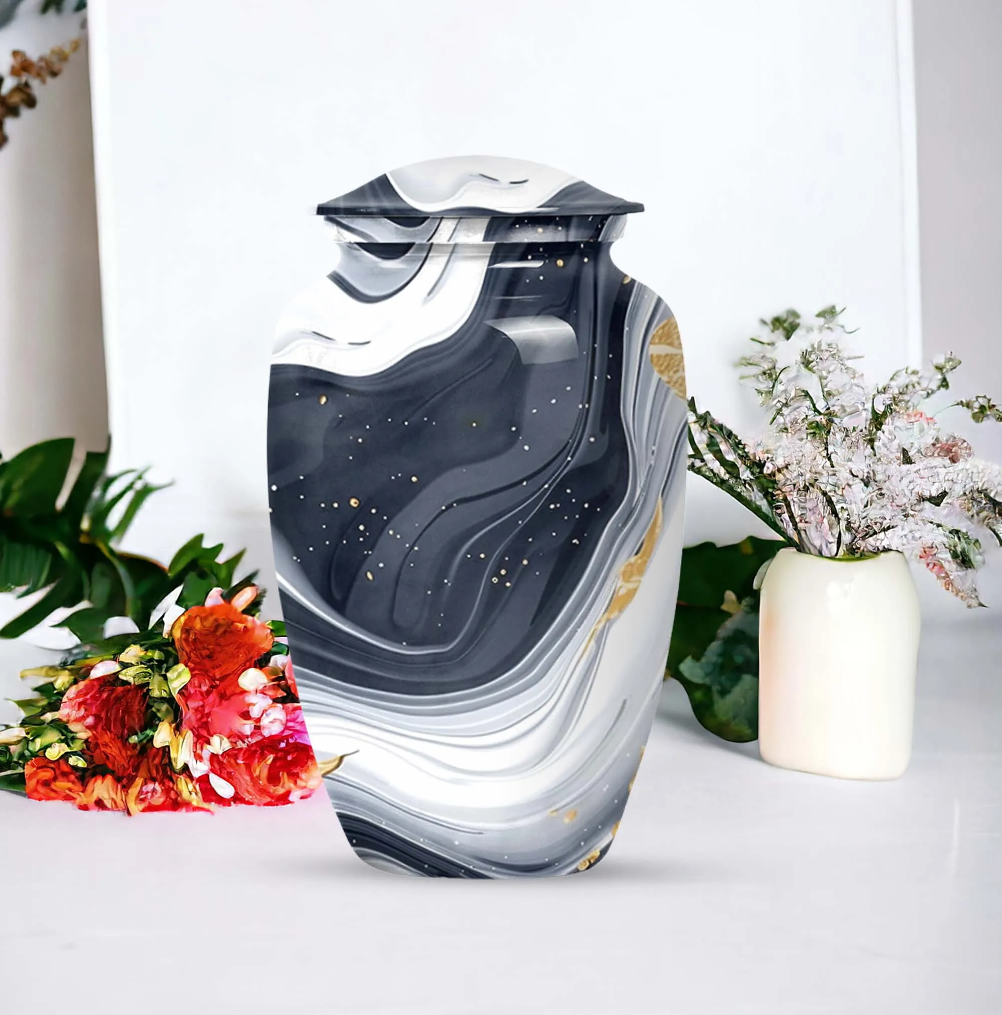 Artistic Design Urn - Keepsake for Loved Ones, Memorial Urn
