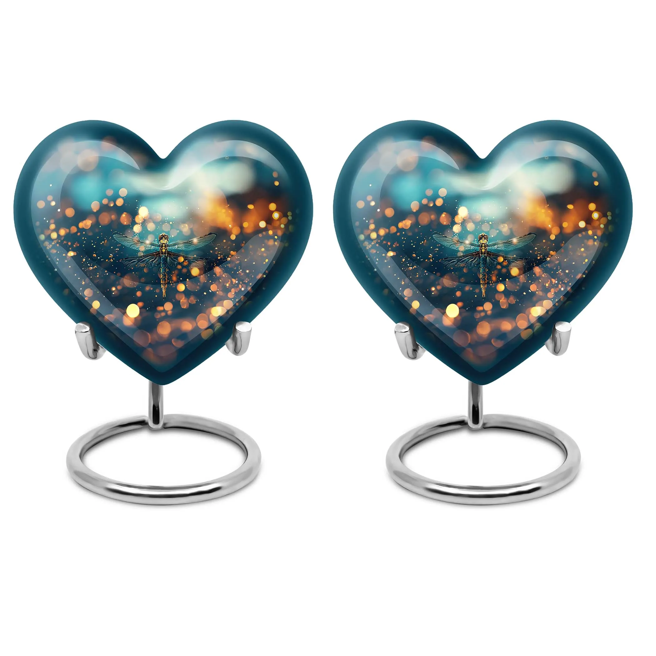 Artistic Dragonfly Tribute: Heartfelt Large Memorial Cremation Urn