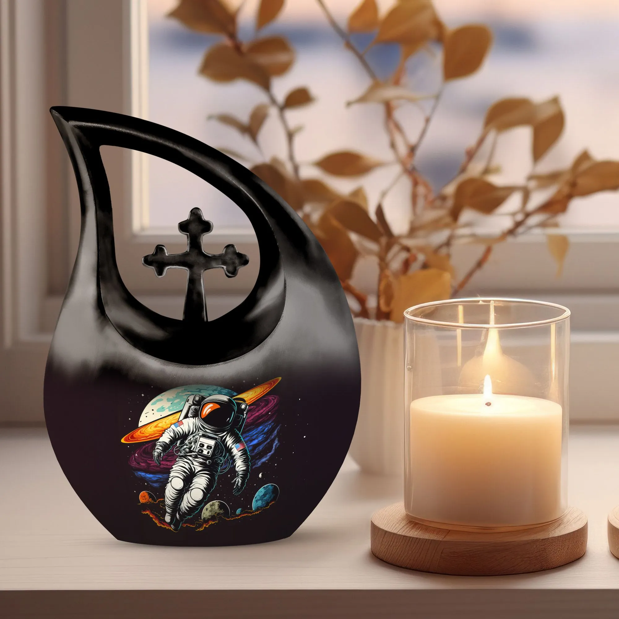 Astronaut Urn - Decorative Memorial for Cremation Ashes