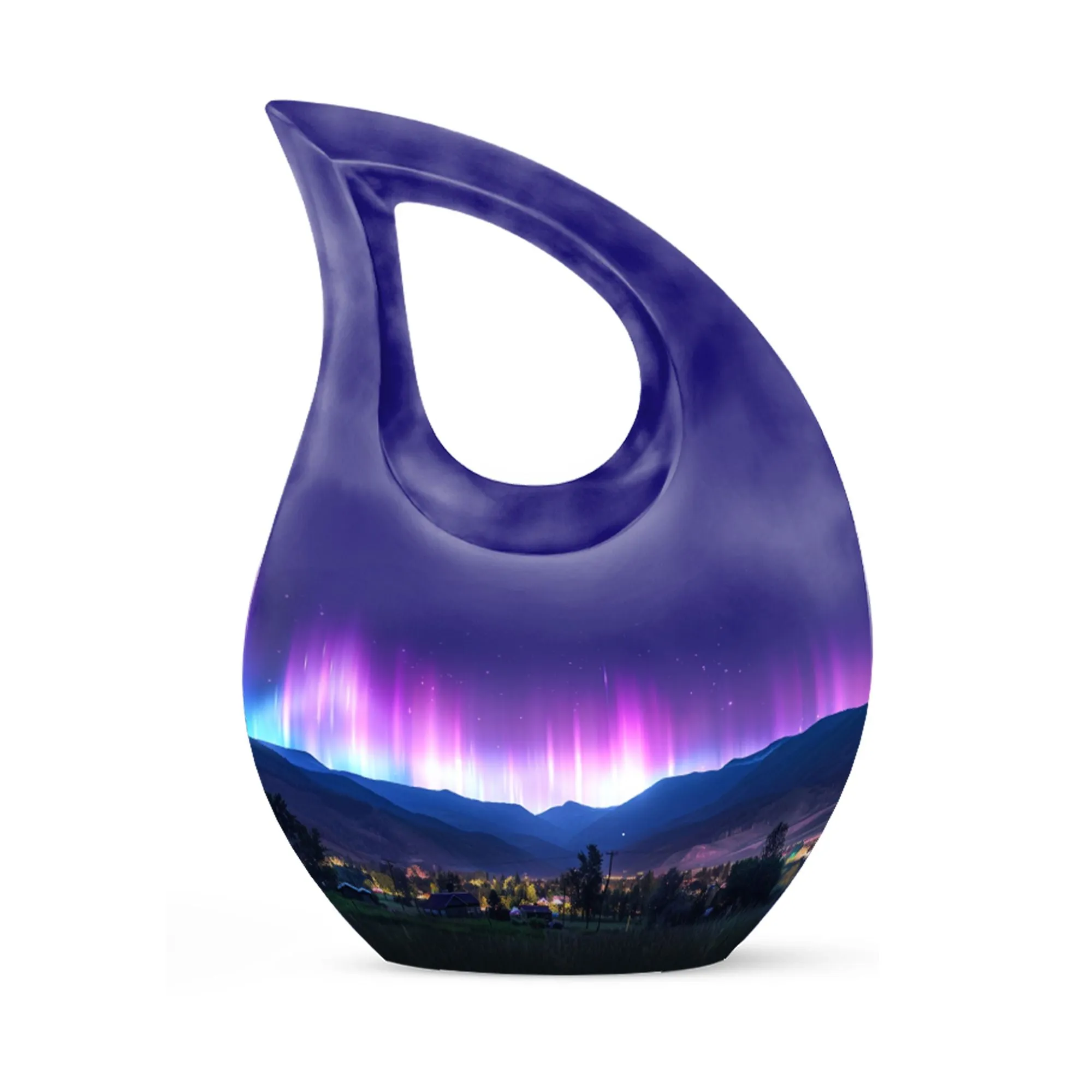 Aurora Borealis Cremation Urns For Human Ashes - Northern Lights