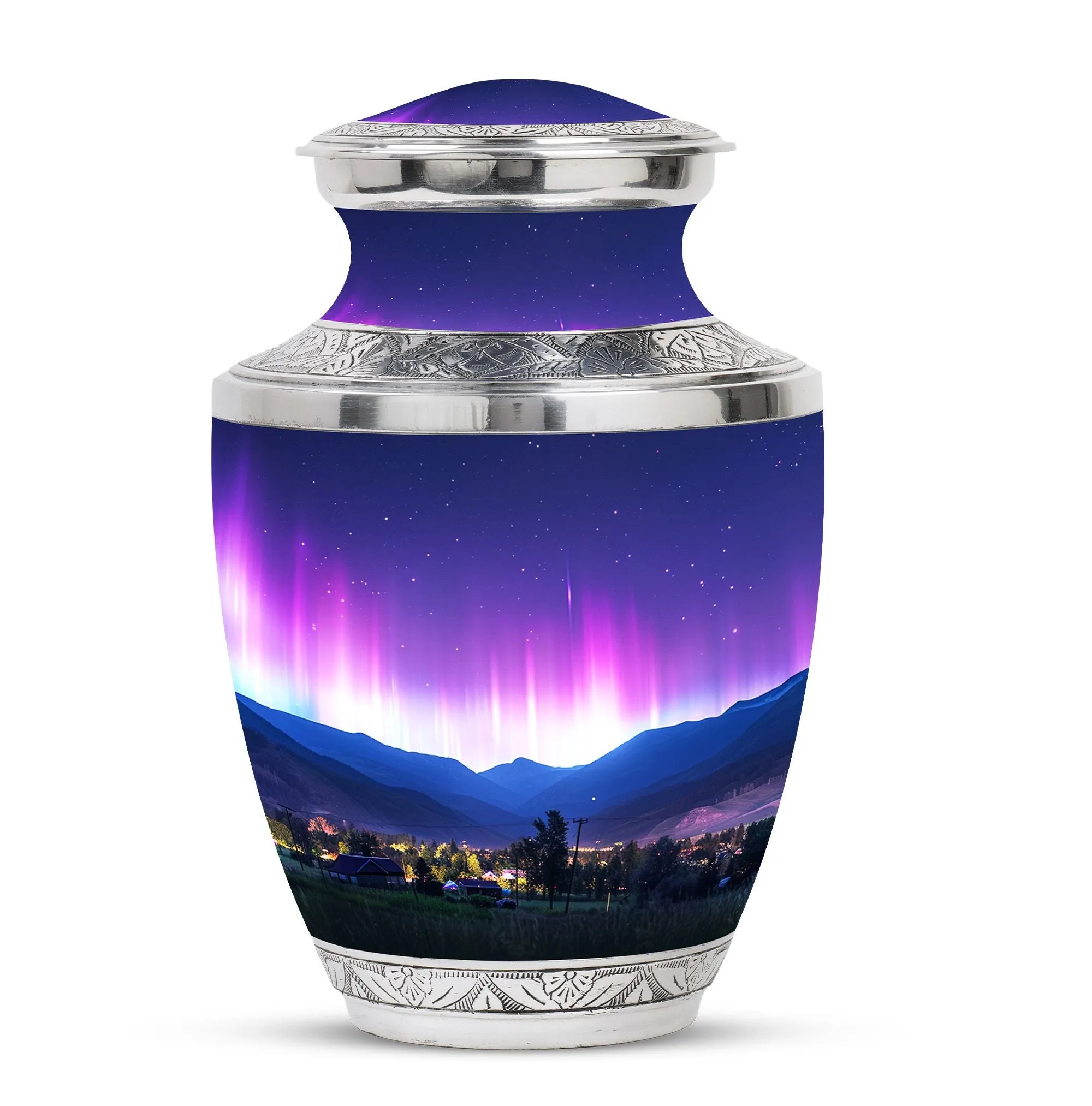 Aurora Borealis Cremation Urns For Human Ashes - Northern Lights