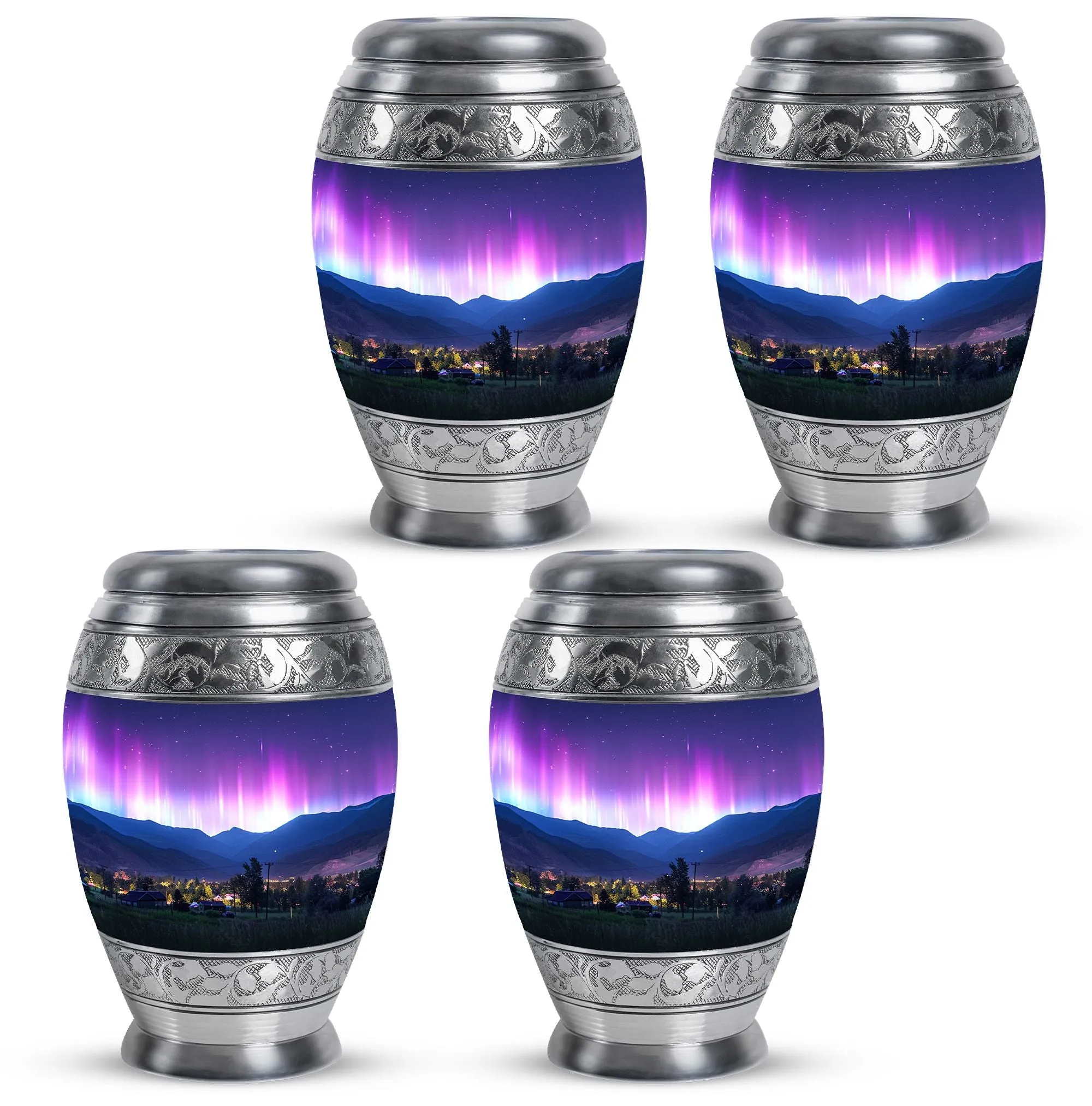 Aurora Borealis Cremation Urns For Human Ashes - Northern Lights