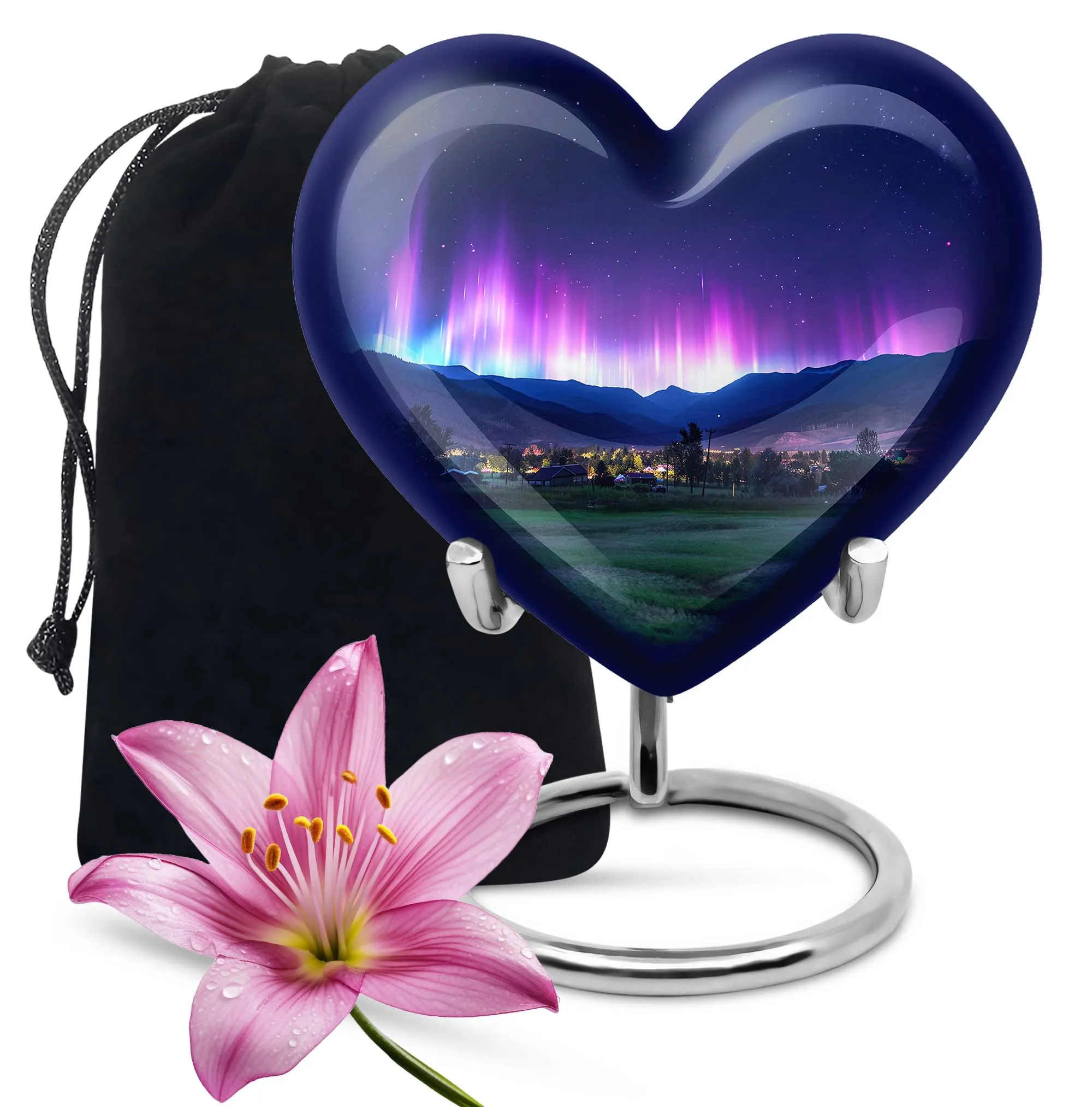 Aurora Borealis Cremation Urns For Human Ashes - Northern Lights