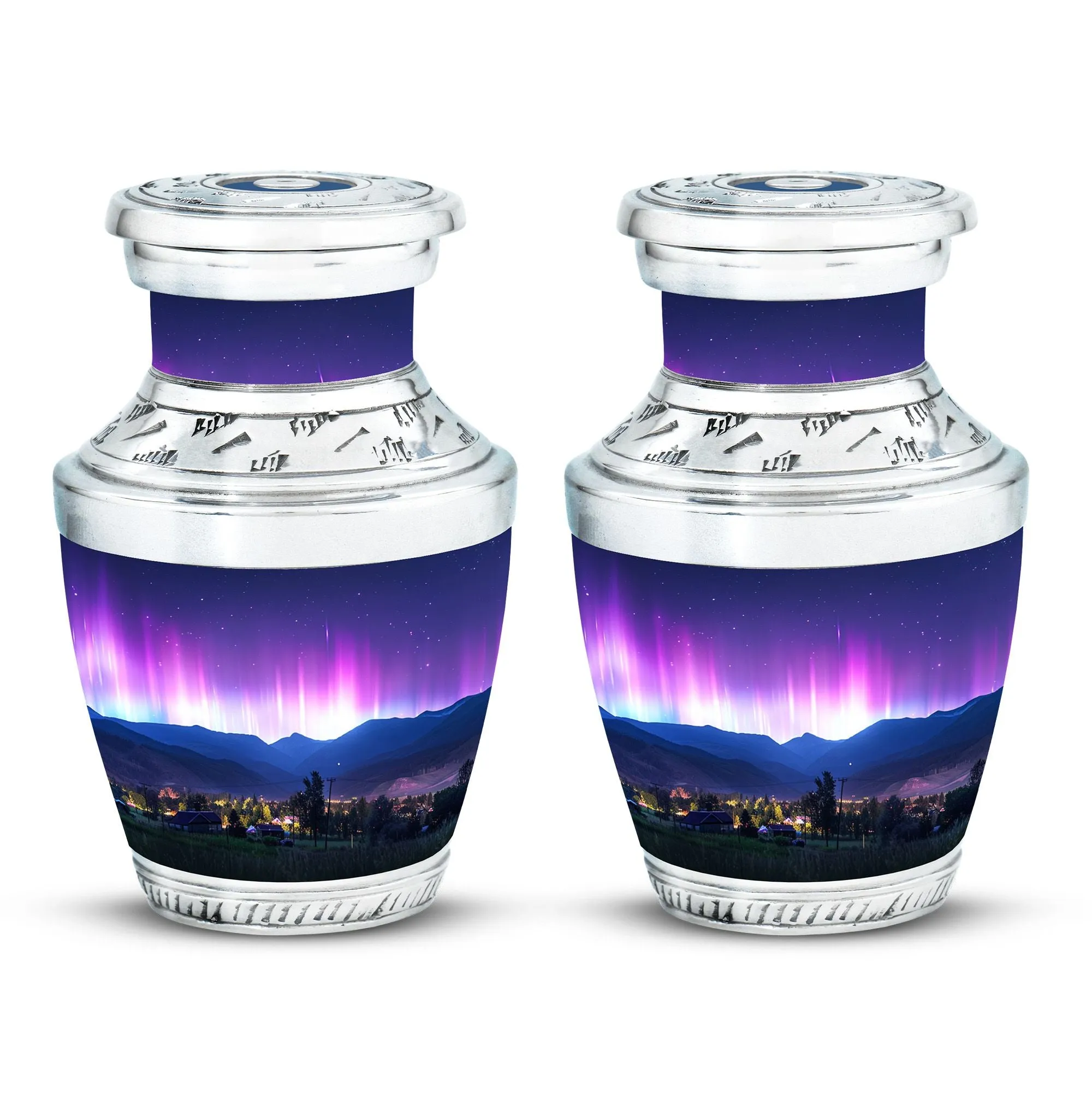 Aurora Borealis Cremation Urns For Human Ashes - Northern Lights