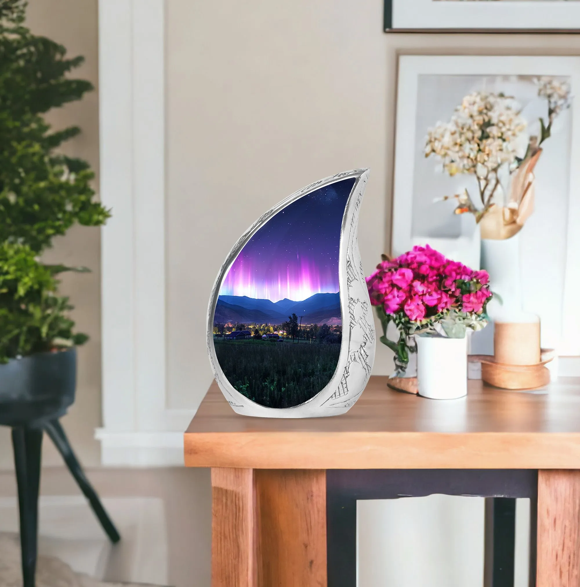 Aurora Borealis Cremation Urns For Human Ashes - Northern Lights