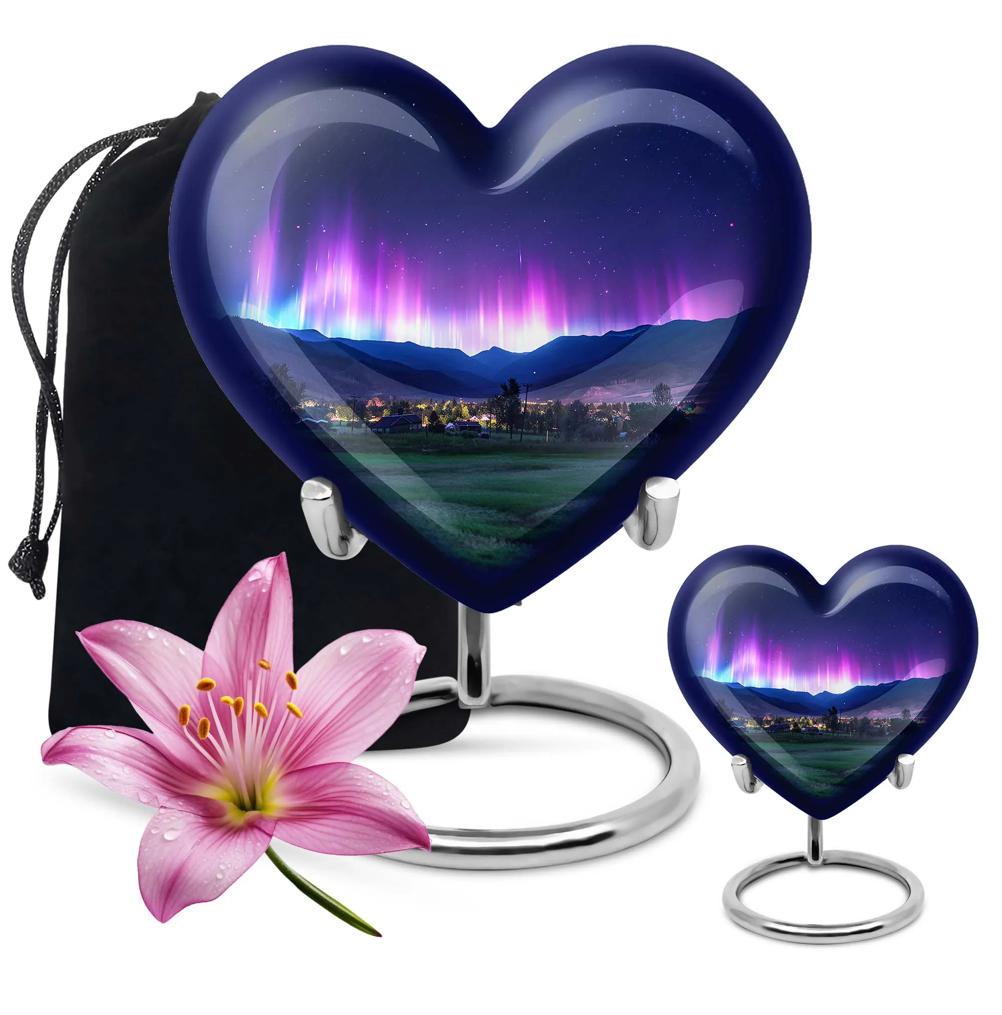Aurora Borealis Cremation Urns For Human Ashes - Northern Lights